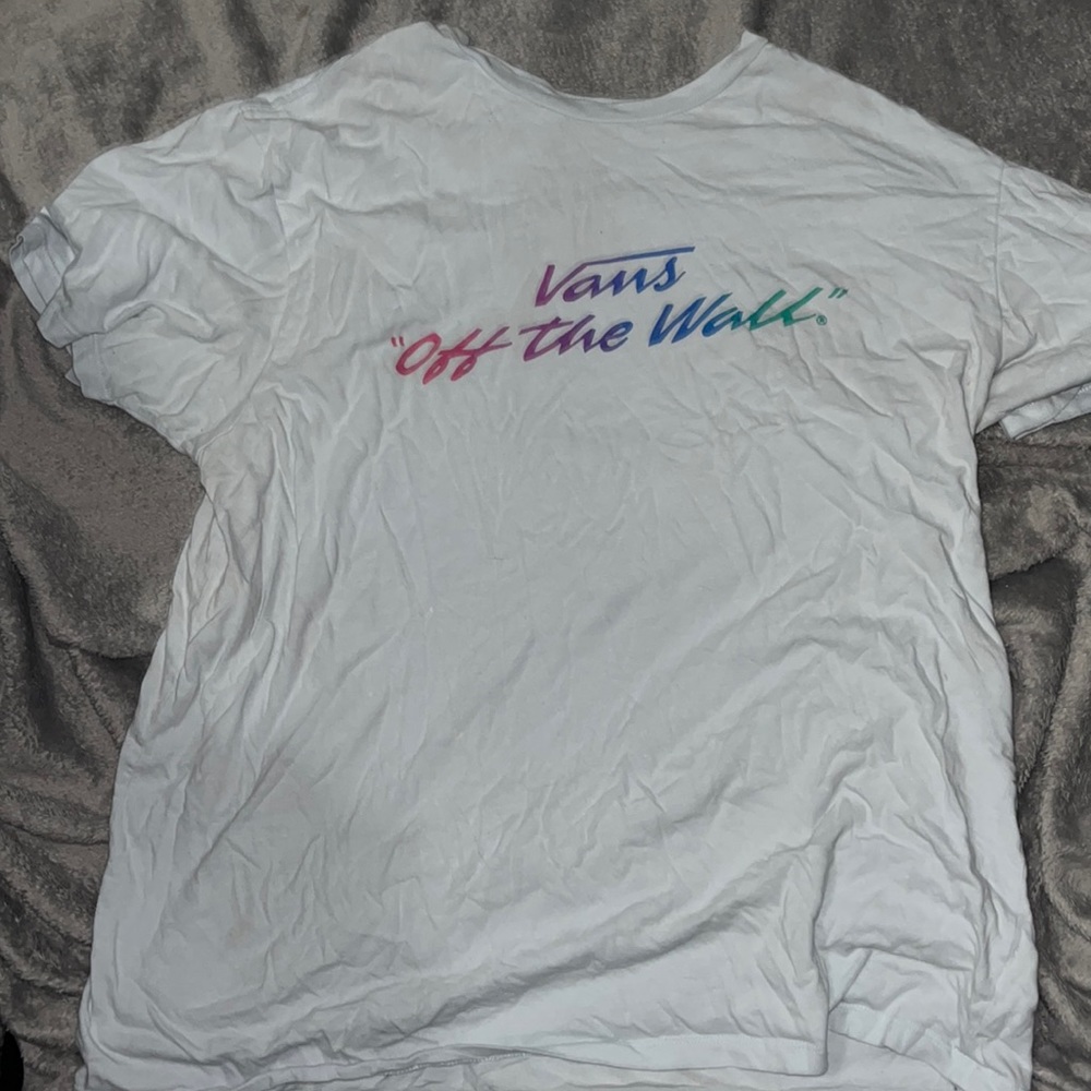 Baby blue vans tee. Only wore once.